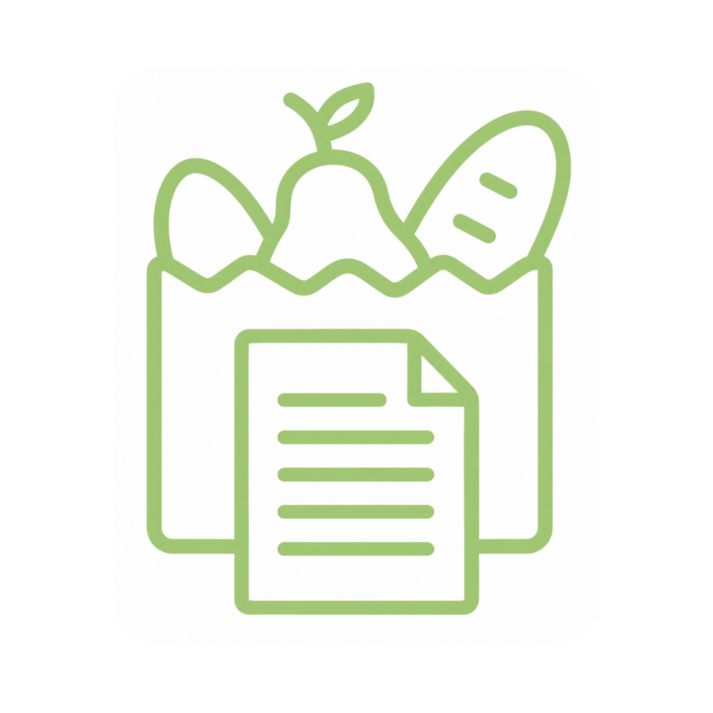 shopping icon rounded